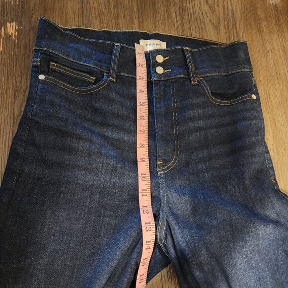 Frame le palazzo crop jeans NWOT Blue Size 32 - Picture 5 of 14